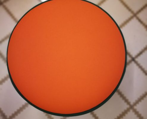 Lewis & Carroll Orange Dot